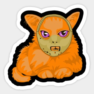 Hannibal Lecter Cat Sticker